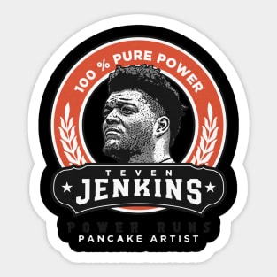 Teven Jenkins Chicago Pancake Artist Sticker